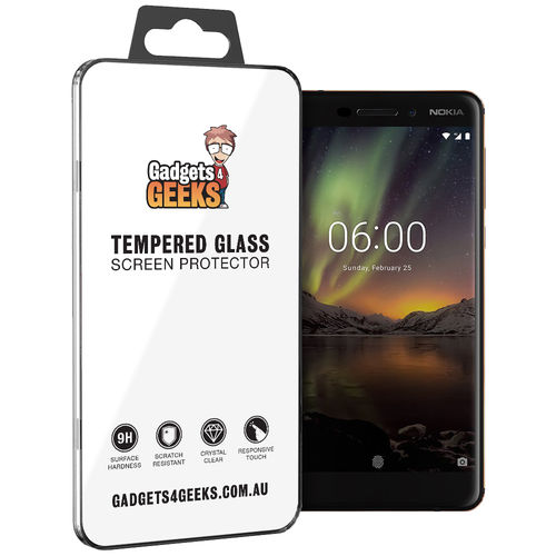 9H Tempered Glass Screen Protector for Nokia 6.1 (2018)